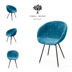 Krzesło KR-501 Ruby Kolory Tkanina Loris 75 Design Italia 2025-2030